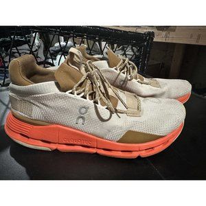 On Cloud Running Womens Cloudnova Pearl Flame Size 8.5